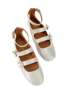 ΓΥΝΑΙΚΕΙΕΣ ΜΠΑΛΑΡΙΝΕΣ ORNATE GLADIATOR | Ασημί 41