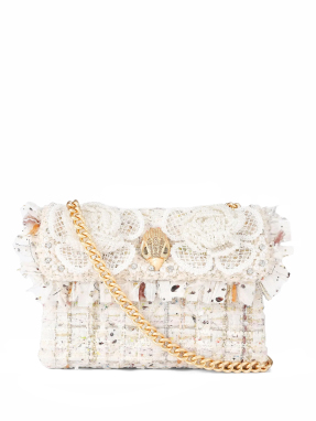 ΓΥΝΑΙΚΕΙΑ ΤΣΑΝΤΑ ΩΜΟΥ TWEED MINI KENSINGTON | Εκρού