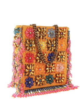 ΓΥΝΑΙΚΕΙΑ ΤΣΑΝΤΑ ΧΕΙΡΟΣ MINI BEADED | Πολύχρωμο