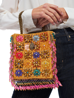 ΓΥΝΑΙΚΕΙΑ ΤΣΑΝΤΑ ΧΕΙΡΟΣ MINI BEADED | Πολύχρωμο