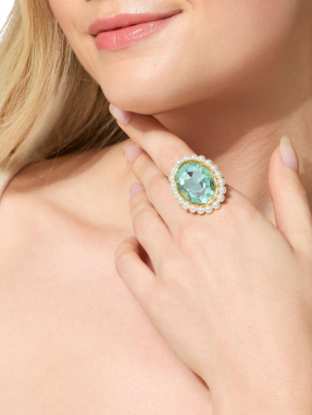 ΓΥΝΑΙΚΕΙΟ ΔΑΧΤΥΛΙΔΙ LARGE BELGRAVIA | Πράσινο Ανοιχτό S/M