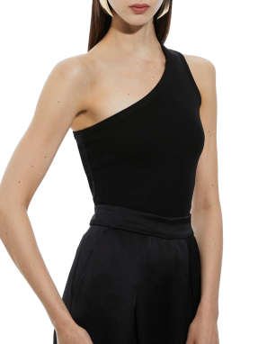 ΓΥΝΑΙΚΕΙΟ ΤΟΠ ONE SHOULDER | Μαύρο L