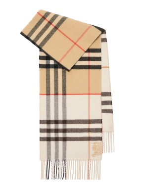 ΓΥΝΑΙΚΕΙΟ ΚΑΣΚΟΛ CONTRAST CHECK | Καφέ ONE SIZE