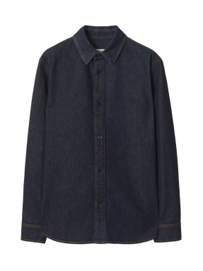 ΑΝΔΡΙΚΟ DENIM ΠΟΥΚΑΜΙΣΟ | Μπλε Σκούρο XXL