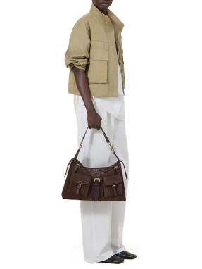 ΓΥΝΑΙΚΕΙΑ ΤΣΑΝΤΑ ΩΜΟΥ ROXANNE | Καφέ Σκούρο