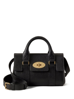 ΓΥΝΑΙΚΕΙΑ ΔΕΡΜΑΤΙΝΗ ΤΣΑΝΤΑ ΧΙΑΣΤΙ HERITAGE BAYSWATER MINI | Μαύρο