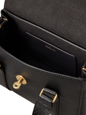 ΓΥΝΑΙΚΕΙΑ ΔΕΡΜΑΤΙΝΗ ΤΣΑΝΤΑ ΧΙΑΣΤΙ HERITAGE BAYSWATER MINI | Μαύρο