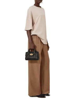 ΓΥΝΑΙΚΕΙΑ ΔΕΡΜΑΤΙΝΗ ΤΣΑΝΤΑ ΧΙΑΣΤΙ HERITAGE BAYSWATER MINI | Μαύρο