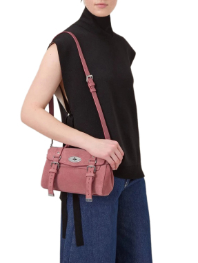 ΓΥΝΑΙΚΕΙΑ ΔΕΡΜΑΤΙΝΗ ΤΣΑΝΤΑ ΧΙΑΣΤΙ ALEXA MINI | Ροζ