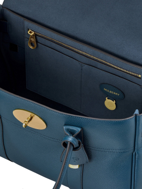ΓΥΝΑΙΚΕΙΑ ΔΕΡΜΑΤΙΝΗ ΤΣΑΝΤΑ ΩΜΟΥ HERITAGE BAYSWATER SMALL | Μπλε