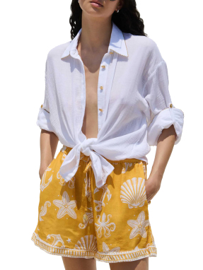 ΓΥΝΑΙΚΕΙΟ SHORTS ELIOS FONDA | Κίτρινο Σκούρο XS