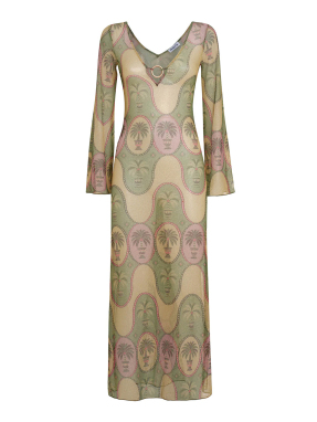 ΜΑΞΙ ΦΟΡΕΜΑ ΠΑΡΑΛΙΑΣ PALMA LOREN | Πολύχρωμο S