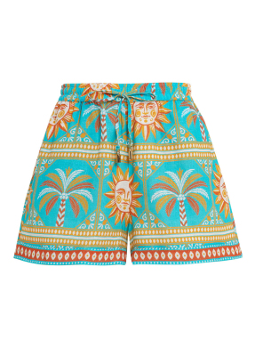 ΓΥΝΑΙΚΕΙΟ SHORTS SOLE MIO FONDA | Γαλάζιο XS