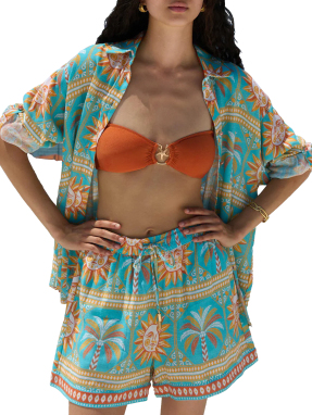 ΓΥΝΑΙΚΕΙΟ SHORTS SOLE MIO FONDA | Γαλάζιο XS