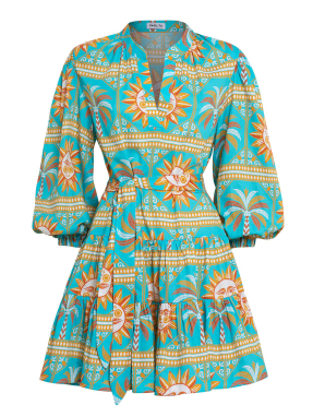 ΜΙΝΙ ΦΟΡΕΜΑ SOLE MIO LAVINIA | Γαλάζιο S