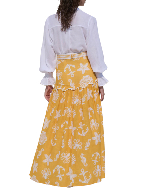 ΜΑΞΙ ΦΟΥΣΤΑ ELIOS | Κίτρινο Σκούρο S