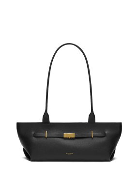 ΓΥΝΑΙΚΕΙΑ ΔΕΡΜΑΤΙΝΗ ΤΣΑΝΤΑ ΩΜΟΥ THE NEW YORK | Μαύρο