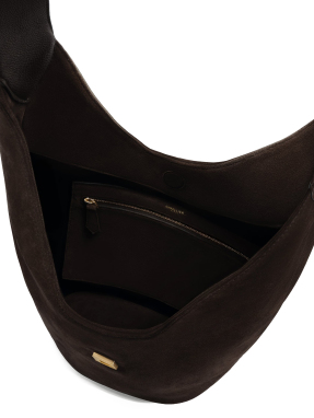 ΓΥΝΑΙΚΕΙΑ ΔΕΡΜΑΤΙΝΗ ΤΣΑΝΤΑ ΩΜΟΥ SIENA CROSSBODY | Καφέ Σκούρο