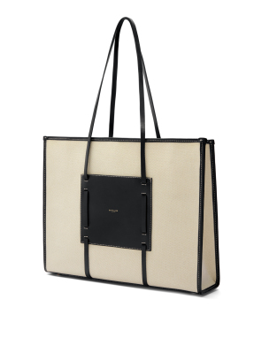ΓΥΝΑΙΚΕΙΑ ΤΣΑΝΤΑ ΩΜΟΥ LARGE CAPRI CANVAS | Εκρού