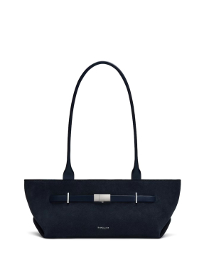 ΓΥΝΑΙΚΕΙΑ ΔΕΡΜΑΤΙΝΗ ΤΣΑΝΤΑ ΩΜΟΥ THE NEW YORK | Μπλε