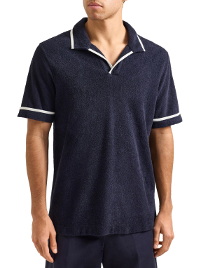 ΑΝΔΡΙΚΗ ΠΕΤΣΕΤΕ POLO ΜΠΛΟΥΖΑ | Μαύρο XXL