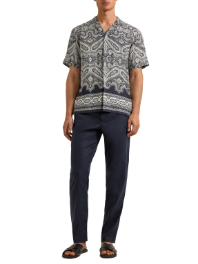 ΑΝΔΡΙΚΟ ΚΟΝΤΟΜΑΝΙΚΟ ΠΟΥΚΑΜΙΣΟ MAITAN | Μπλε Σκούρο XXL