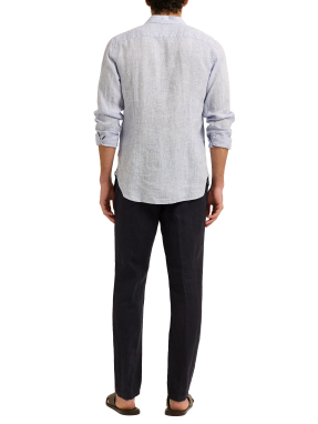 ΑΝΔΡΙΚΟ ΠΟΥΚΑΜΙΣΟ GILES LINEN | Μπλε Ανοιχτό XXL