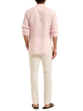 ΑΝΔΡΙΚΟ ΠΟΥΚΑΜΙΣΟ GILES LINEN | Ροζ XXL