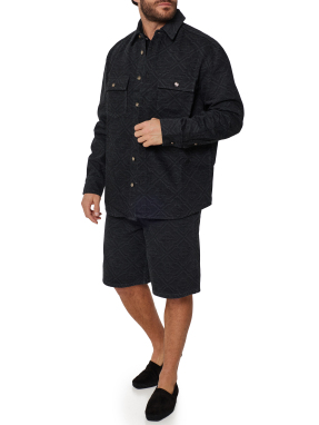 ΑΝΔΡΙΚΟ DENIM ΜΠΟΥΦΑΝ | Μαύρο XL