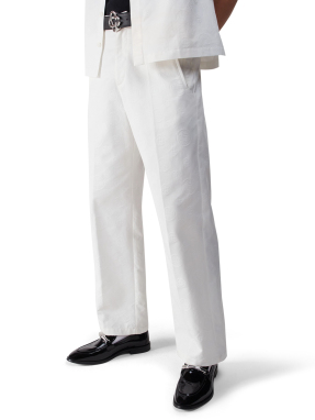 ΑΝΔΡΙΚΟ ΠΑΝΤΕΛΟΝΙ CHINOS | Λευκό EU 52