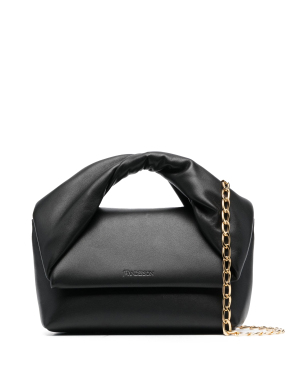 ΓΥΝΑΙΚΕΙΑ ΔΕΡΜΑΤΙΝΗ ΤΣΑΝΤΑ MIDI TWISTER | Μαύρο