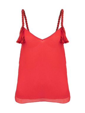 ΓΥΝΑΙΚΕΙΟ ΤΟΠ CAMISOLE | Κόκκινο UK 8