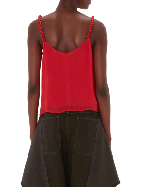 ΓΥΝΑΙΚΕΙΟ ΤΟΠ CAMISOLE | Κόκκινο UK 8