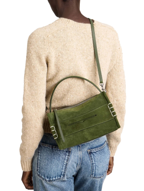 ΓΥΝΑΙΚΕΙΑ ΔΕΡΜΑΤΙΝΗ ΤΣΑΝΤΑ LOAFER | Χακί