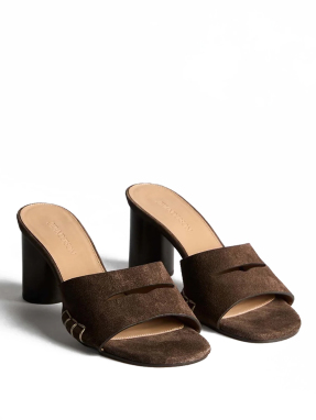 ΓΥΝΑΙΚΕΙΑ MULES LOAFER PUMP | Καφέ 40