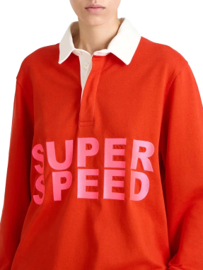 ΓΥΝΑΙΚΕΙΑ POLO ΜΠΛΟΥΖΑ SUPER SPEED | Κόκκινο XS