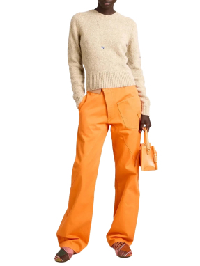 ΓΥΝΑΙΚΕΙΟ DENIM ΠΑΝΤΕΛΟΝΙ TWISTED WORKWEAR | Πορτοκαλί 30