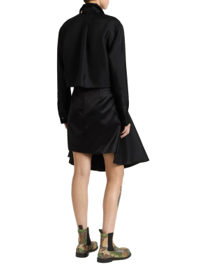 ΜΙΝΤΙ ΦΟΥΣΤΑ TIPPED | Μαύρο UK 10