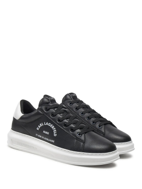 ΑΝΔΡΙΚΑ ΔΕΡΜΑΤΙΝΑ CHUNKY SNEAKERS KAPRI | Μαύρο 44