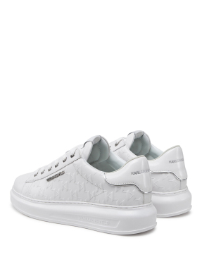 ΑΝΔΡΙΚΑ ΔΕΡΜΑΤΙΝΑ SNEAKERS | Λευκό 42