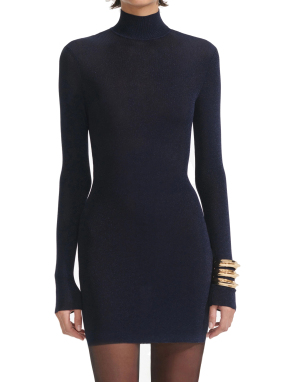 ΜΙΝΙ ΠΛΕΚΤΟ ΦΟΡΕΜΑ | Μπλε Σκούρο S