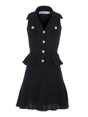 ΜΙΝΙ ΠΛΕΚΤΟ ΦΟΡΕΜΑ | Μαύρο L