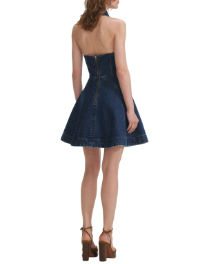 ΜΙΝΙ DENIM ΦΟΡΕΜΑ | Μπλε UK 8