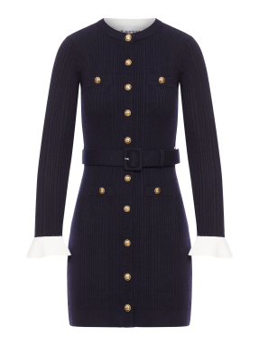 ΜΙΝΙ ΠΛΕΚΤΟ ΦΟΡΕΜΑ | Μπλε Σκούρο M