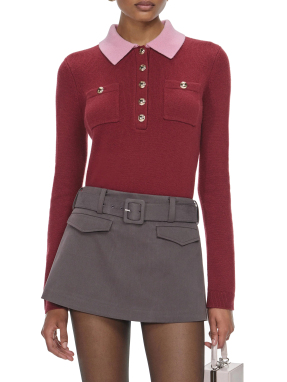 ΓΥΝΑΙΚΕΙΑ ΜΑΚΡΥΜΑΝΙΚΗ ΜΠΛΟΥΖΑ | Μπορντό M