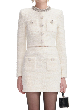 ΜΙΝΙ ΣΕΝΙΛ ΦΟΥΣΤΑ | Εκρού XS