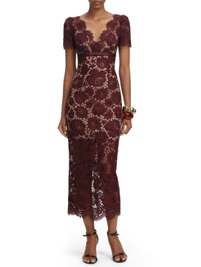 ΜΙΝΤΙ ΦΟΡΕΜΑ ΜΕ ΔΑΝΤΕΛΑ | Μπορντό UK 12