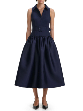 ΜΙΝΤΙ TWILL ΦΟΡΕΜΑ | Μπλε Σκούρο UK 14