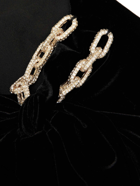 ΜΙΝΙ VELVET ΦΟΡΕΜΑ | Μαύρο UK 10