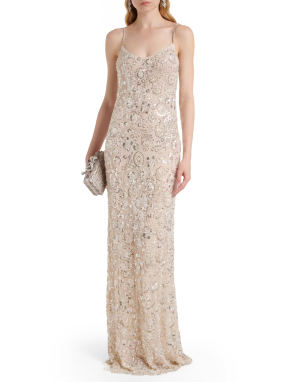 ΜΑΞΙ ΦΟΡΕΜΑ ΜΕ ΠΑΓΙΕΤΑ | Εκρού UK 12